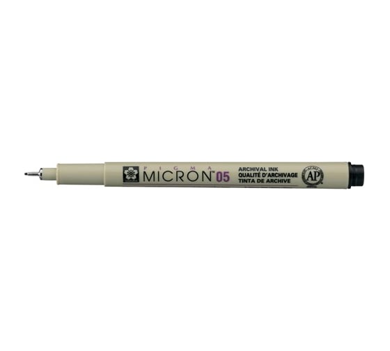 Капиллярная ручка SAKURA Pigma Micron 0.45 мм черный XSDK05#49 1