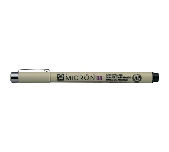 Капиллярная ручка SAKURA Pigma Micron 0.5 мм черный XSDK08#49