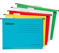 Подвесные папки Esselte ЭКО, упрочненные Standart, ассорти, 10 шт/уп 93042