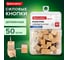 Силовые кнопки-гвоздики BRAUBERG WOOD, деревянные (кубики), 50 шт, 272762 2