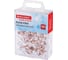 Силовые кнопки-гвоздики BRAUBERG CLEAR GOLD, прозрачные с золотистым (шарики), 100 шт, 272760 13