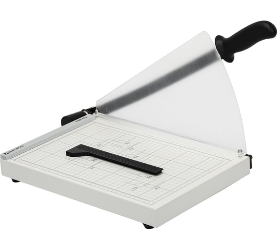 Резак сабельный BRAUBERG KATANA TSM-412, А4, на 12 л, металлическое основание, защитный экран, 532985