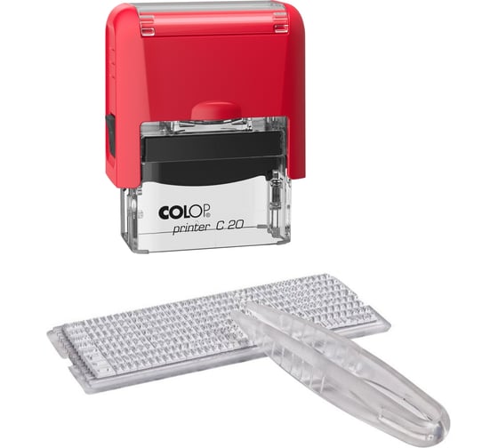 Автоматический самонаборный штамп Colop пластик. 3 строки 14х38 мм PRINTER С 20/3 SET 00-00001010
