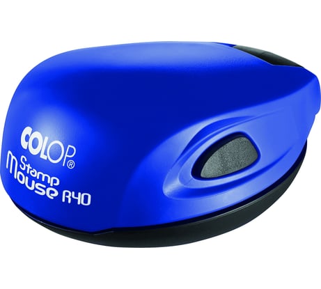 Оснастка для круглой печати Colop карманная мышка пластик d41,6 мм STAMP MOUSE R40cobalt 00-00005030
