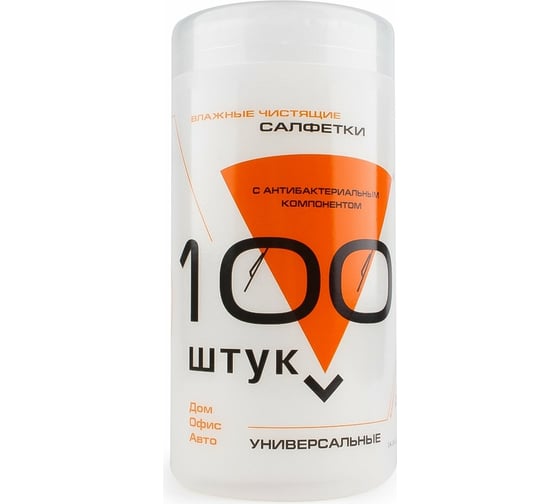 Салфетки для компьютерной техники Konoos в банке 100 шт KBU-100