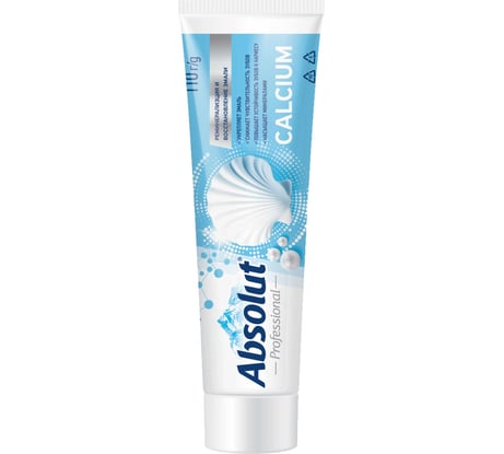 Зубная паста Absolut Calcium Реминерализация и восстановление эмали, 110 г 8147/1