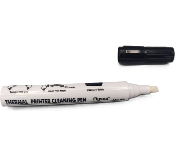 Чистящий маркер карандаш для термоголовок принтеров Flysea Thermal Printer Cleaning Pen TR16