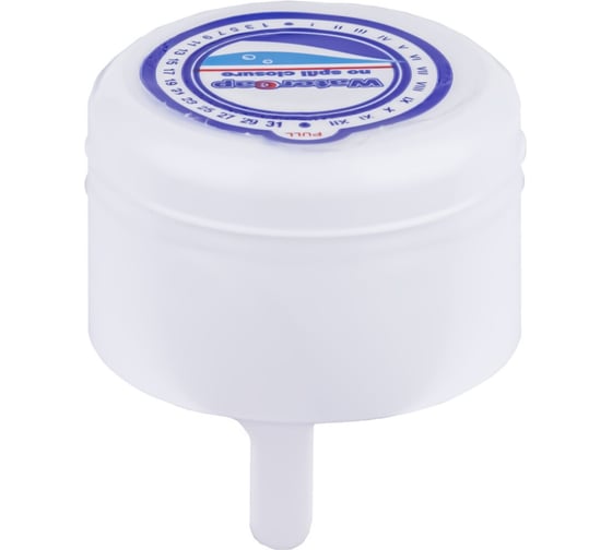 Пробка для бутылей 19 л Aqua Work белая Ф1 25439