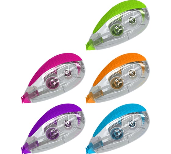 Корректирующая лента Berlingo Blitz, 15 шт  в упаковке, 5 мм x 6 м  Fks_06010