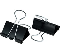 Зажимы для бумаг BERLINGO 32 мм, 12 шт, черные, картонная коробка BC1232