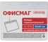 Бейдж горизонтальный ОФИСМАГ 60x90мм, на зеленой ленте 45 см 235705 5