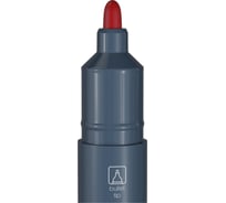 Перманентный маркер BERLINGO Multiline PE200 красный, пулевидный, 2 мм PM6102