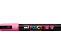 Художественный акриловый маркер UNI POSCA PC-5M, розовый металлик, 1.8 - 2.5 мм 149529