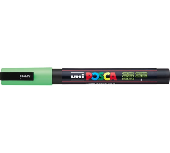 Художественный акриловый маркер UNI POSCA PC-3M, салатовый, 0.9 - 1.3 мм 149544