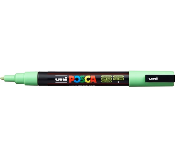 Художественный акриловый маркер UNI POSCA PC-3M, салатовый, 0.9 - 1.3 мм 149544