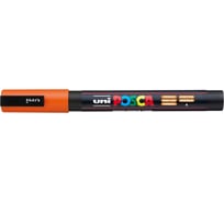 Художественный акриловый маркер UNI POSCA PC-3M, оранжевый, 0.9 - 1.3 мм 149543