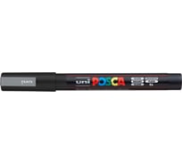 Художественный акриловый маркер UNI POSCA PC-3M, серебряный, 0.9 - 1.3 мм 149556