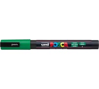 Художественный акриловый маркер UNI POSCA PC-3M, зелёный, 0.9 - 1.3 мм 149545