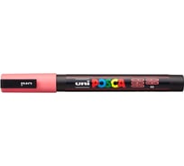 Художественный акриловый маркер UNI POSCA PC-3M, коралловый, 0.9 - 1.3 мм 149542