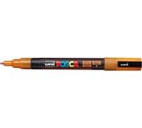 Художественный акриловый маркер UNI POSCA PC-3ML, оранжевый с блёстками, 0.9 - 1.3 мм 149456