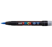 Художественный акриловый маркер UNI POSCA PCF-350, синий, кисть 149686