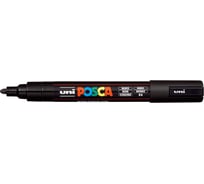 Художественный акриловый маркер UNI POSCA PC-5M, черный, 1.8 - 2.5 мм, пулевидный наконечник 149469