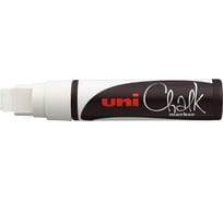 Художественный меловой маркер UNI Chalk PWE-17K, белый, до 15 мм 69935
