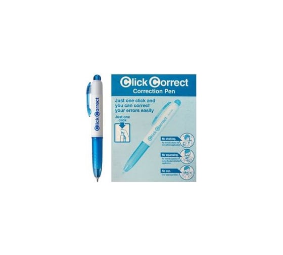 Ручка-корректор UNI Click Correct CLN-250, белый, 1.0 мм 70773