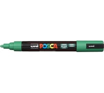 Художественный акриловый маркер UNI POSCA PC-5M, зелёный, 1.8 - 2.5 мм 71175
