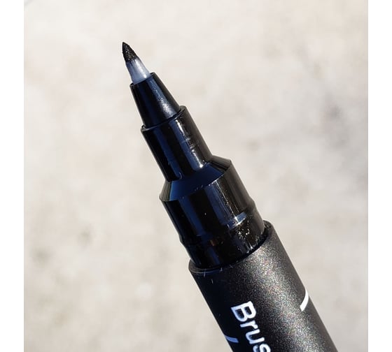 Линер UNI PIN brush кисть - 200 S чёрный 141528