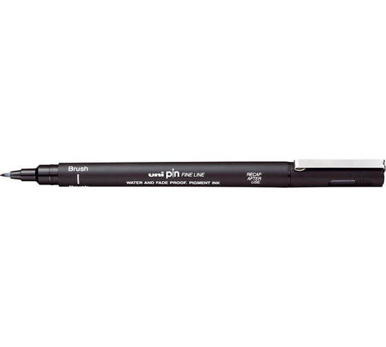 Линер UNI PIN brush кисть - 200 S чёрный 141528