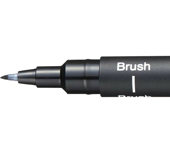 Линер UNI PIN brush кисть - 200 S чёрный 141528