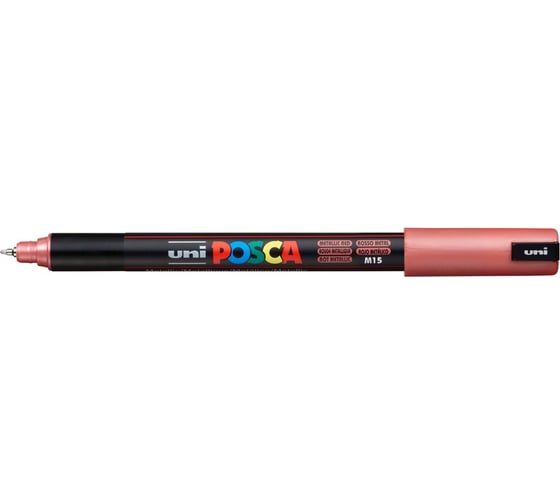 Художественный акриловый маркер UNI POSCA PC-1MR, красный металлик, 0.7 мм 149672 1