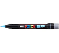 Художественный акриловый маркер UNI POSCA PCF-350, голубой, кисть 149682