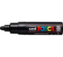 Художественный акриловый маркер UNI POSCA PC-7M, чёрный, 4.5 - 5.5 мм, пулевидный наконечник 149454