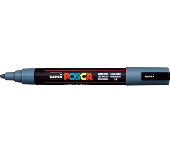 Художественный акриловый маркер UNI POSCA PC-5M, сине-серый, 1.8 - 2.5 мм 149524
