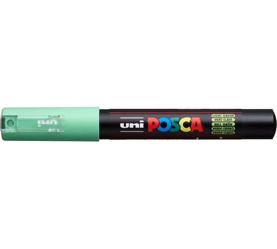 Художественный акриловый маркер UNI POSCA PC-1M, салатовый, 0.7 мм, пулевидный наконечник 149592