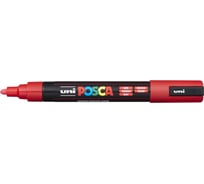 Художественный акриловый маркер UNI POSCA PC-5M, красный, 1.8 - 2.5 мм 71173