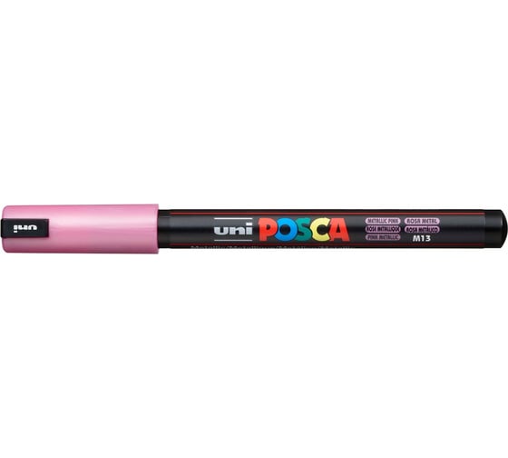 Художественный акриловый маркер UNI POSCA PC-1MR, розовый металлик, 0.7 мм 149671