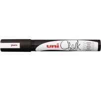 Меловой маркер UNI PWE-5M черный 1.8 - 2.5 мм 69938