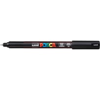Художественный акриловый маркер UNI POSCA PC-1MR, чёрный, 0.7 мм, игольчатый наконечник 149668