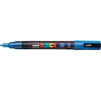 Художественный акриловый маркер UNI POSCA PC-3ML, синий с блёстками, 0.9 - 1.3 мм 149465
