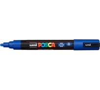 Художественный акриловый маркер UNI POSCA PC-5M, синий, 1.8 - 2.5 мм 77368