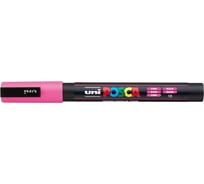 Художественный акриловый маркер UNI POSCA PC-3M, розовый, 0.9 - 1.3 мм 149549