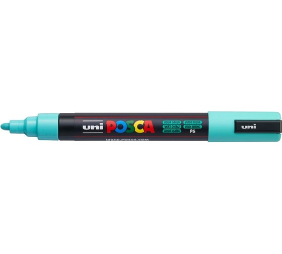 Художественный акриловый маркер UNI POSCA PC-5M, морская волна, 1.8 - 2.5 мм 149532