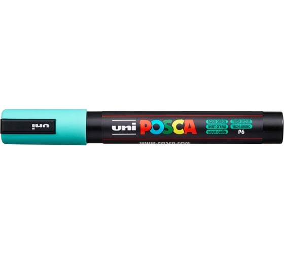 Художественный акриловый маркер UNI POSCA PC-5M, морская волна, 1.8 - 2.5 мм 149532