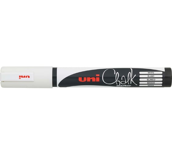 Меловой маркер UNI PWE-5M цвет: белый, 1.8 - 2.5 мм 69937