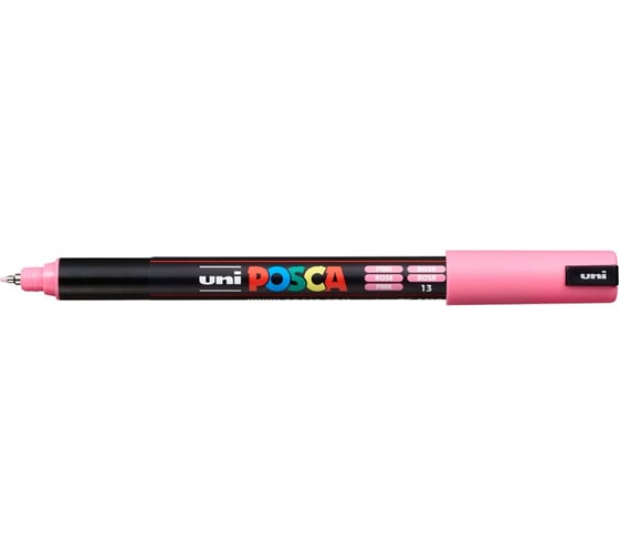 Художественный акриловый маркер UNI POSCA PC-1MR, розовый, 0.7 мм, игольчатый наконечник 149666 1