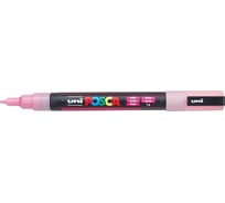 Художественный акриловый маркер UNI POSCA PC-3ML, розовый с блёстками, 0.9 - 1.3 мм 149538