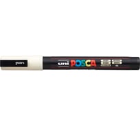 Художественный акриловый маркер UNI POSCA PC-3M, слоновая кость, 0.9 - 1.3 мм 149564